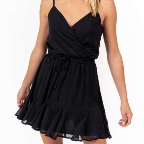 Francesca's | NWT Ali Surplice Godet Dress - Picture 11 of 12